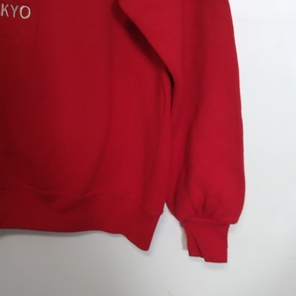 Hard Rock Cafe Tokyo Red Unisex Sweatshirt - size Medium - Picture 3 of 5